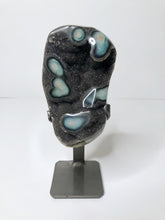 Load image into Gallery viewer, Galaxy Black Amethyst with Beautiful Stalactite Eyes